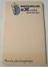 facturette automobile pneu MICHELIN ZX radial pneumatique course auto