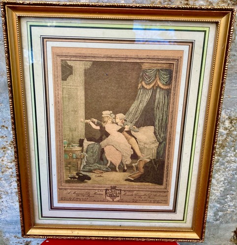 Gravure ancienne xviiie la - gravure,