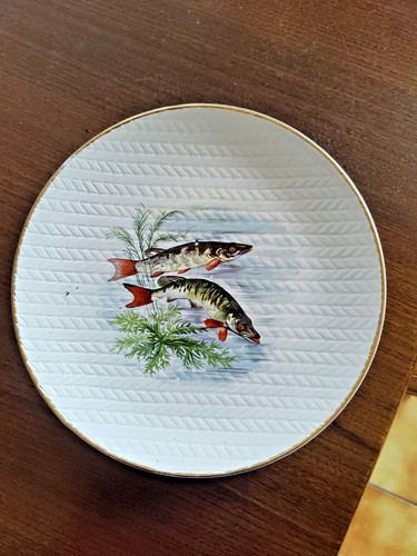 Gien assiette déco motif - gien,