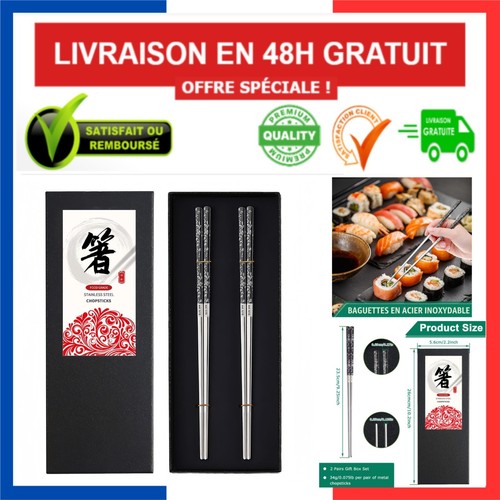 Baguettes acier inoxydable - baguettes,