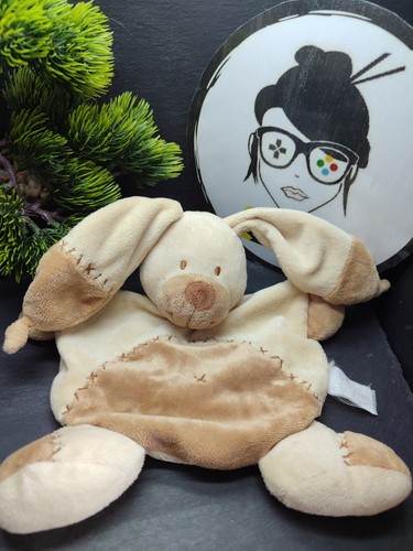 Doudou plat chien lapin - doudou,