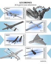 2023/02 - GUINEA - WAR DRONES        4V  complet set    MNH **