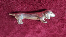 1 Porte Couteaux En Metal Argente  animaux 8,5cm 1920 - 1950