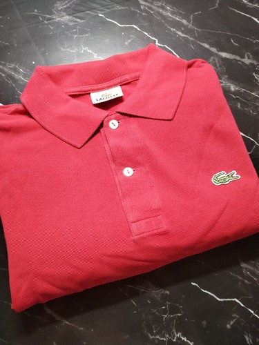 Polo lacoste rouge taille - taille, 5