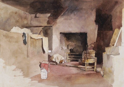 Aquarelle tableau anglais