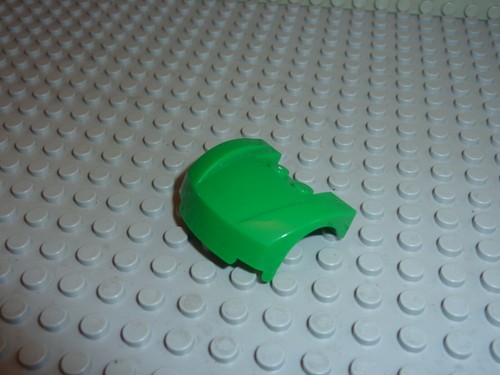 Lego green vehicle mudguard 3 - mudguard,