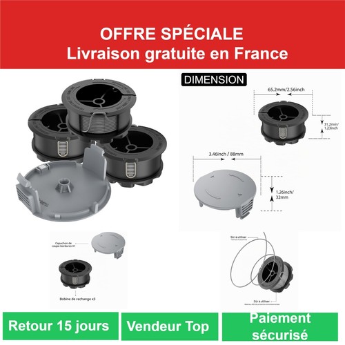 Bobine fil coupe - coupe, bordure