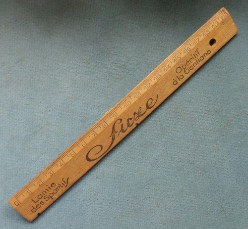 Ancienne règle bois - règle,