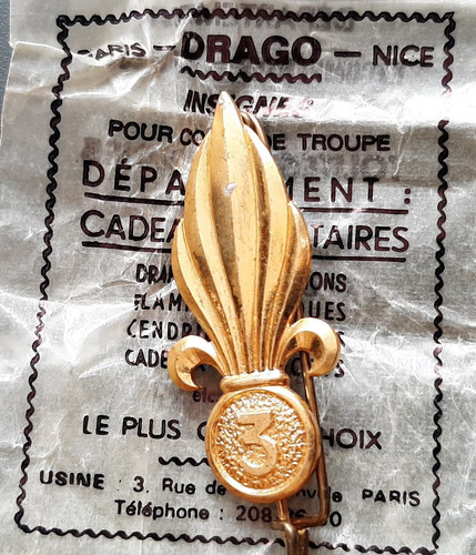Insigne flamme beret - beret, 3°