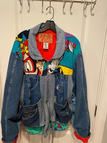 Mickey mouse blue jean jacket - mouse,