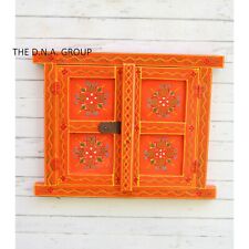 Indien en Bois Main Peint