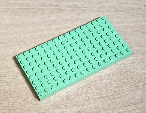 Lego 4204 plaque vert - vert, menthe