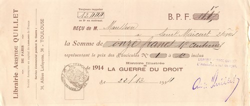 1914 librairie aristide - ,