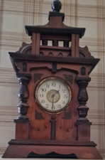 pendule ancienne bois en bon