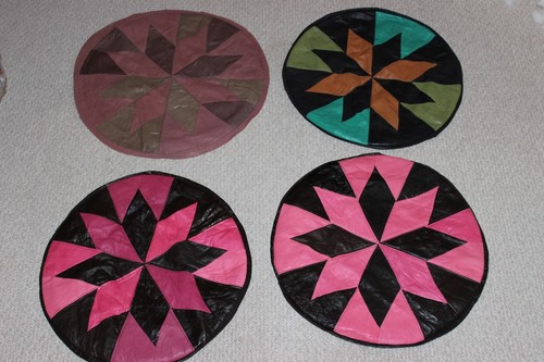 Ottoman pouf set 4 - ottoman,