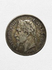 Pièce 50 Centimes 🇫🇷 France 1864 BB Napoléon III Empereur – Argent – REF0010A