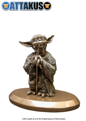 Statue yoda bronze - statue,