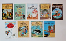 9 cartes postales HERGE