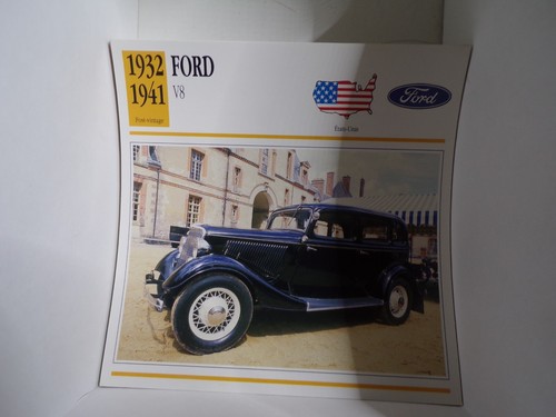 Fiche carte card voiture - voiture, car