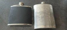 Deux ancienne flasque à whisky 