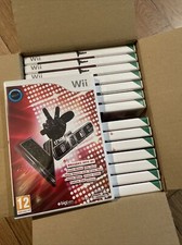 NEUF NEW lot 15 X the voice chant nintendo WII blister revendeur destockage