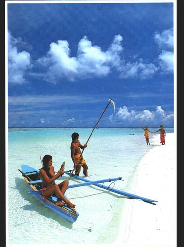 Tahiti femme - (polynesie),