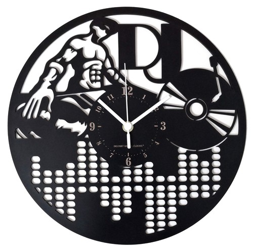Horloge murale dj musique - horloge,