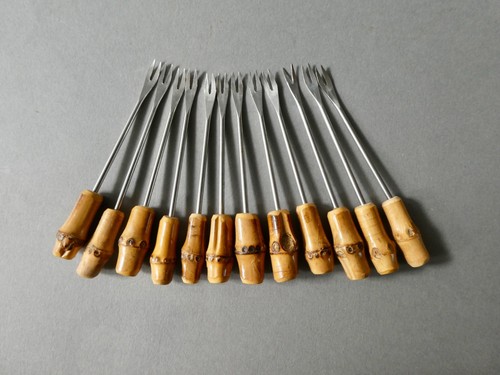 Piques escargot en inox - 12,