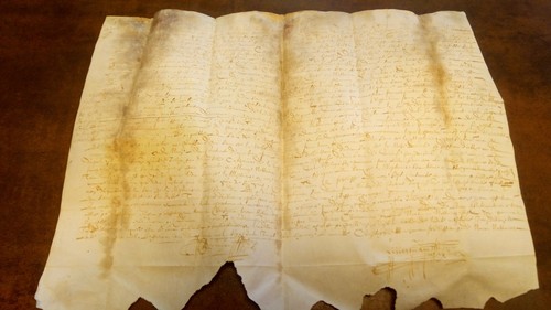 Grand parchemin 1623 - parchemin,