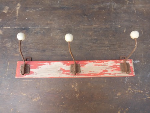 Ancien porte manteau bois - manteau, en