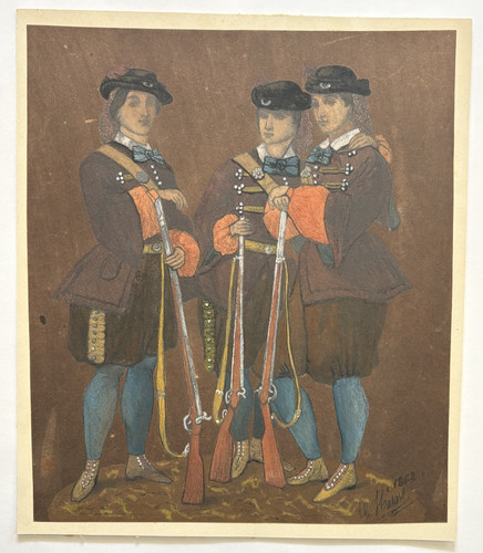 Carabiniers militaria dessin - carabiniers,