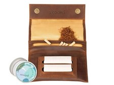 Blague à tabac en cuir | Blague à tabac pour tabac à rouler feuilles & filtre...