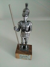 Statuette militaire - étain