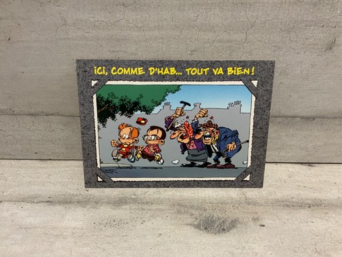Carte postale spirou dupuis - carte,