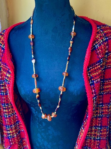 Collier sautoir signé lanvin - sautoir,