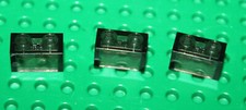 3 x Lego Trans-Black Brick 1 x 2 ref 3065 set 4953 7347 75106 75104 3221 7345 ..