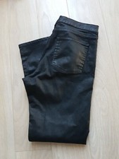 The kooples magnifique pantalon ,jean enduit noir taille 34(44) 