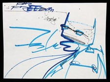 FUTURA 2000 Dessin Original signée +Sticker banksy,shepard fairey,martin whatson