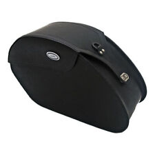 Ledrie Sacoches en Cuir Noir, Renforcé, 18 Litre, pour Harley - Davidson