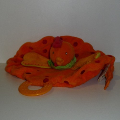 Doudou poule oiseau nature - doudou,