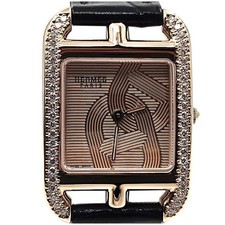 Hermes Montre en or diamant
