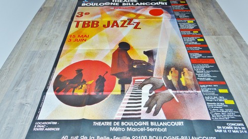 Jazz festival rare affiche - rare,