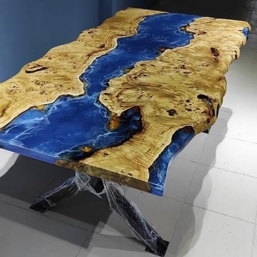Table manger design - manger, époxy