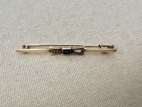 Broche barrette noeud marque - broche,