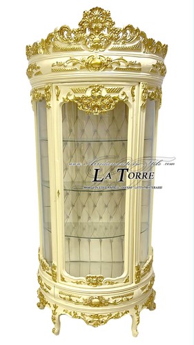 Vitrine bombée cristallière - bombée,
