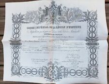 1868 LÉGION D'HONNEUR SECOND