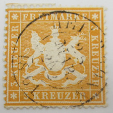 TIMBRE WURTEMBERG N° 17 (B) -