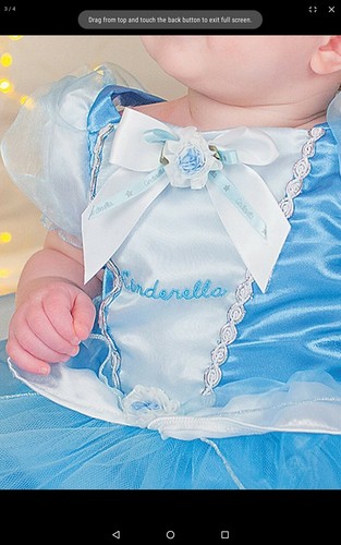 Robe cendrillon mois - 3-6,