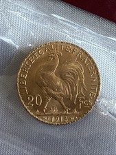 Pièce OR 20 Francs Marianne Coq 1913 – État Parfait / Fleur de Coin – Or 900‰