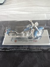 Miniature Moto Harley Davidson FLST Héritage 1986 dans sa boite BE